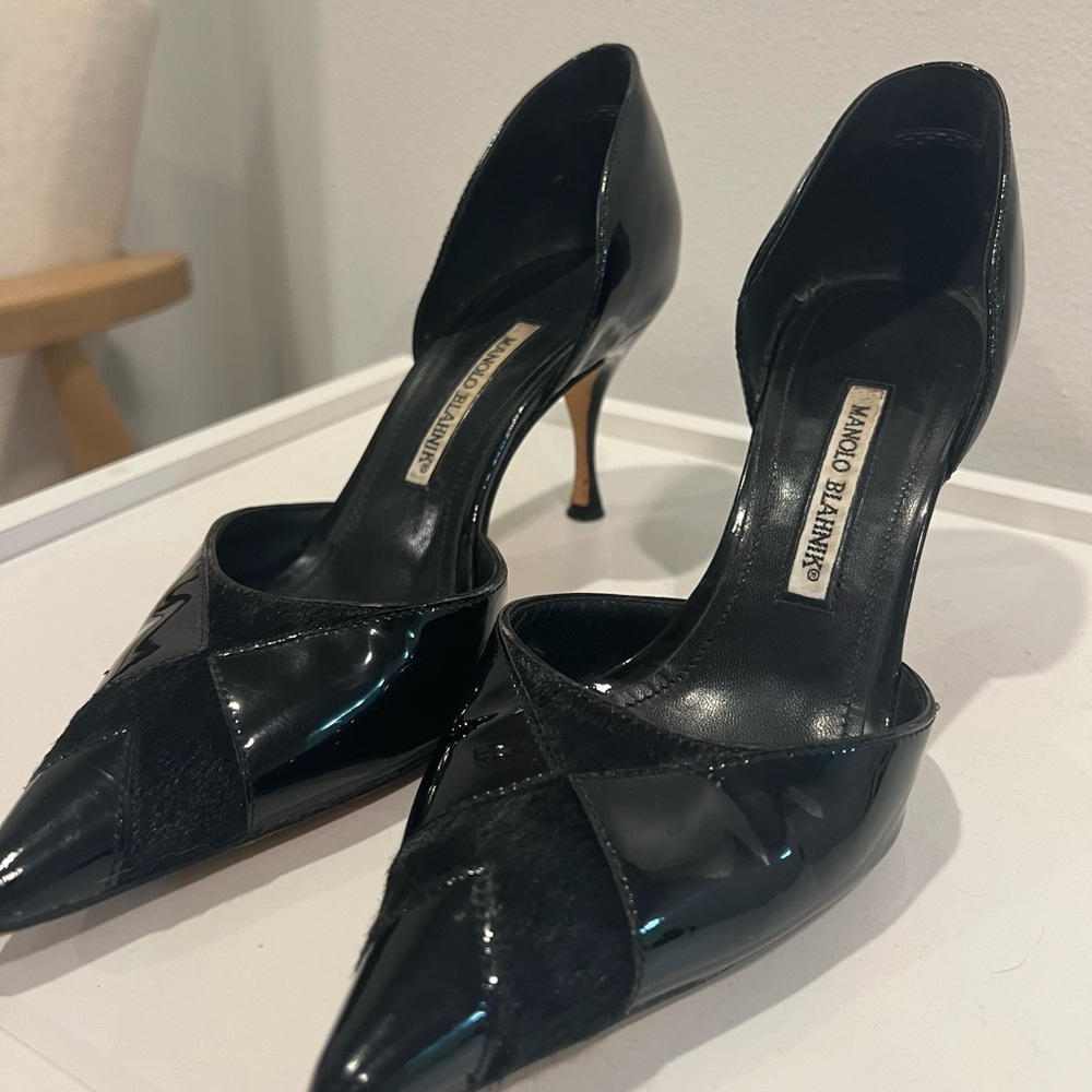 Manolo Blahnik Black Heels